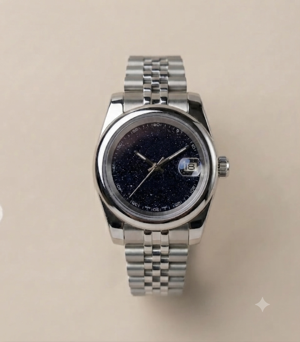 Montre Automatique — Cadran Aventurine Céleste