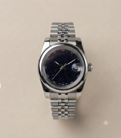 Montre Automatique — Cadran Aventurine Céleste
