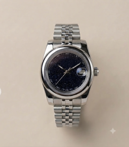 Montre Automatique — Cadran Aventurine Céleste